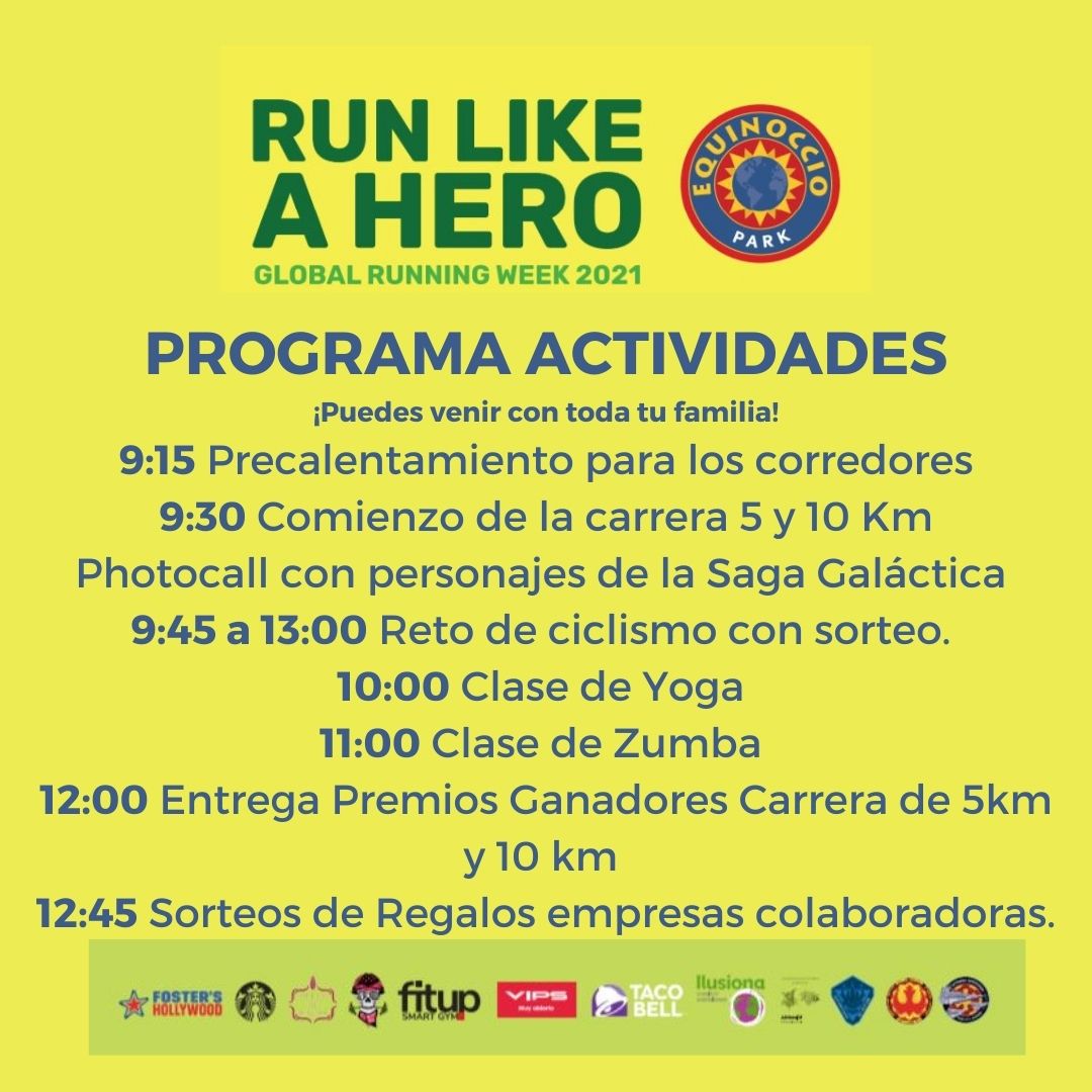 El día 7 de noviembre puedes venir a nuestra carrera con toda la familia. Tenemos un sinfín de actividades para todos los públicos. Entre ellos muchos sorteos con premios de nuestras empresas colaboradoras!

#runphelan #runlikeaherophelan #sindromedephelanmcdermid #sindromephelan