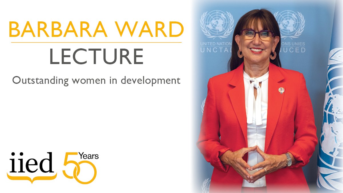 Barbara Ward Lecture: outstanding women in development.