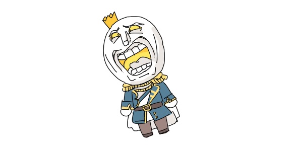 「相棒!ひとまずこれを被っておけ! 」|打鳥のイラスト