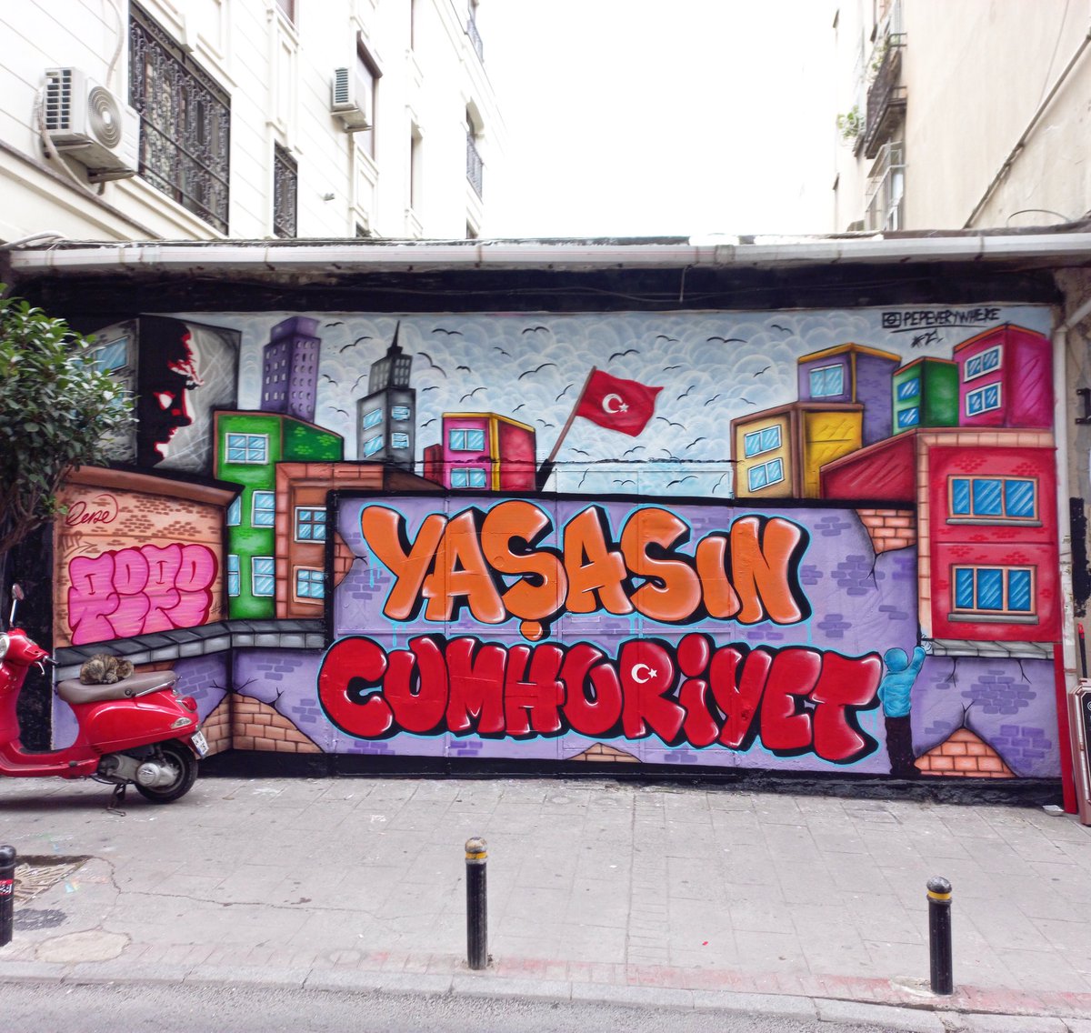 SislideHayat's tweet photo. Yaşasın Cumhuriyet, Yaşasın Demokrasi! 🇹🇷 #29Ekim https://t.co/7Ylgc43OXZ