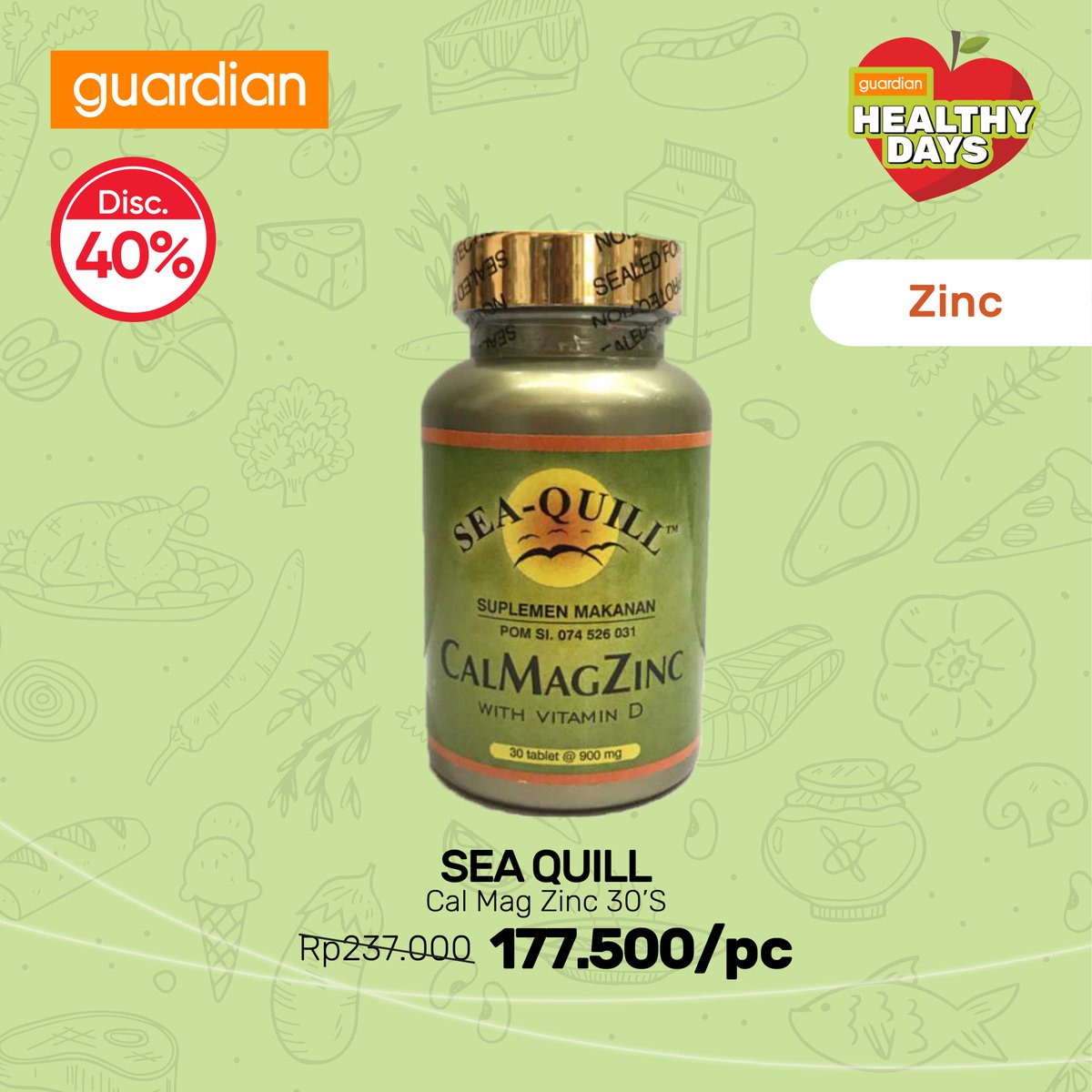 GuardianID's tweet photo. Jaga daya tahan tubuh di masa pandemi dgn konsumsi vit c, d &amp; zinc! Promonya cuma 4 hari aja ya, dari tanggal 28-31 Oktober 2021! Cus belanja! #GuardianHealthyDays #PromoVitamin #Suplemen https://t.co/jo1s8cdOQI