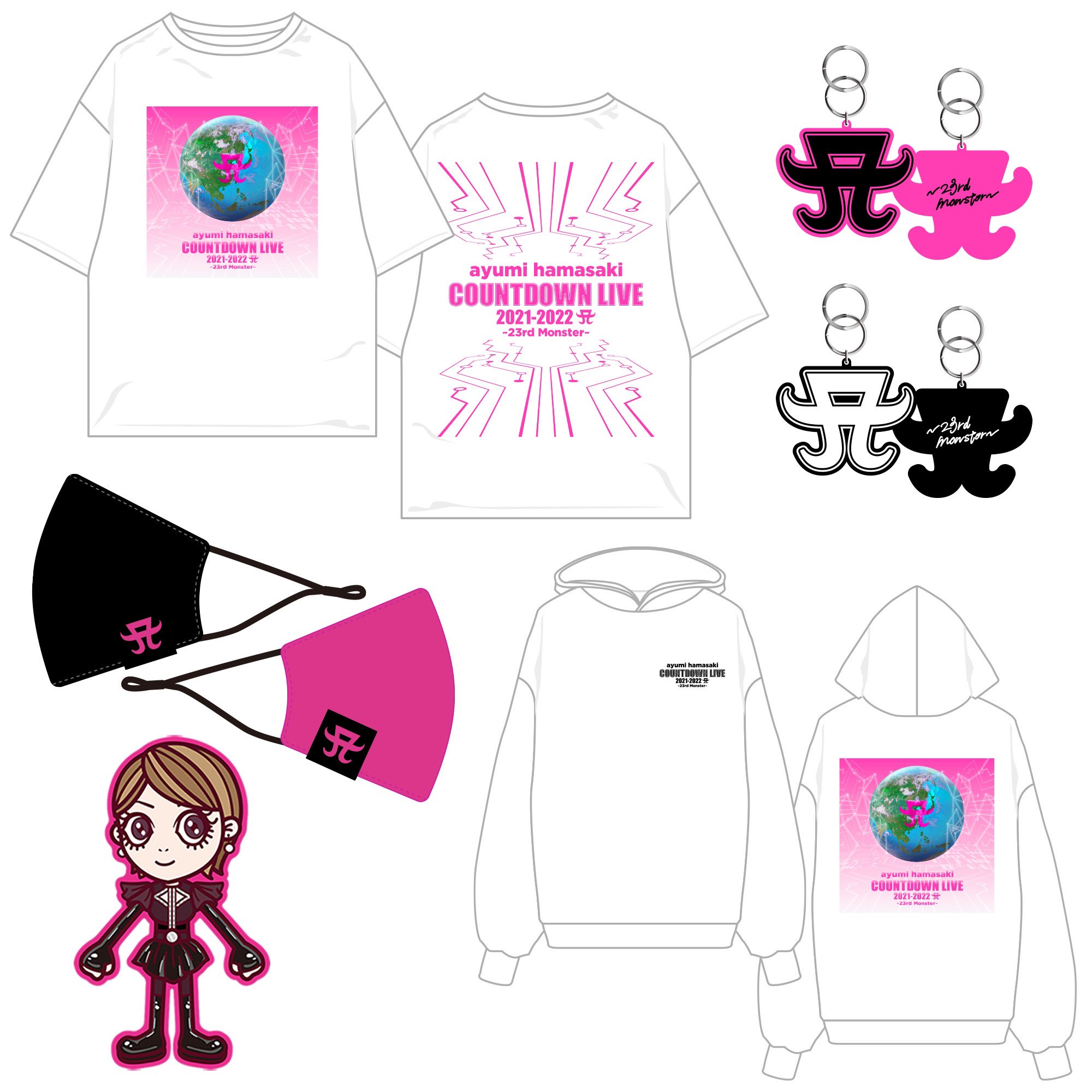 ayumi hamasaki 25th Anniversary special collaboration Goods