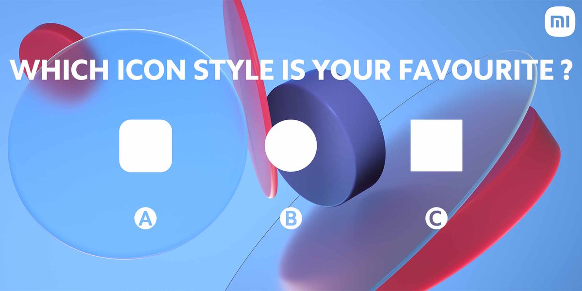 XiaomiSupport's tweet photo. #HelloMifans Which icon style is your favourite? https://t.co/1sEOn8YWnx