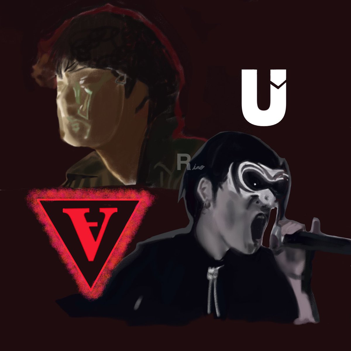 Rinoは絵描きで有名になりたい人でuverworldのピクトグラム描いた人 Rartmuseum Twitter