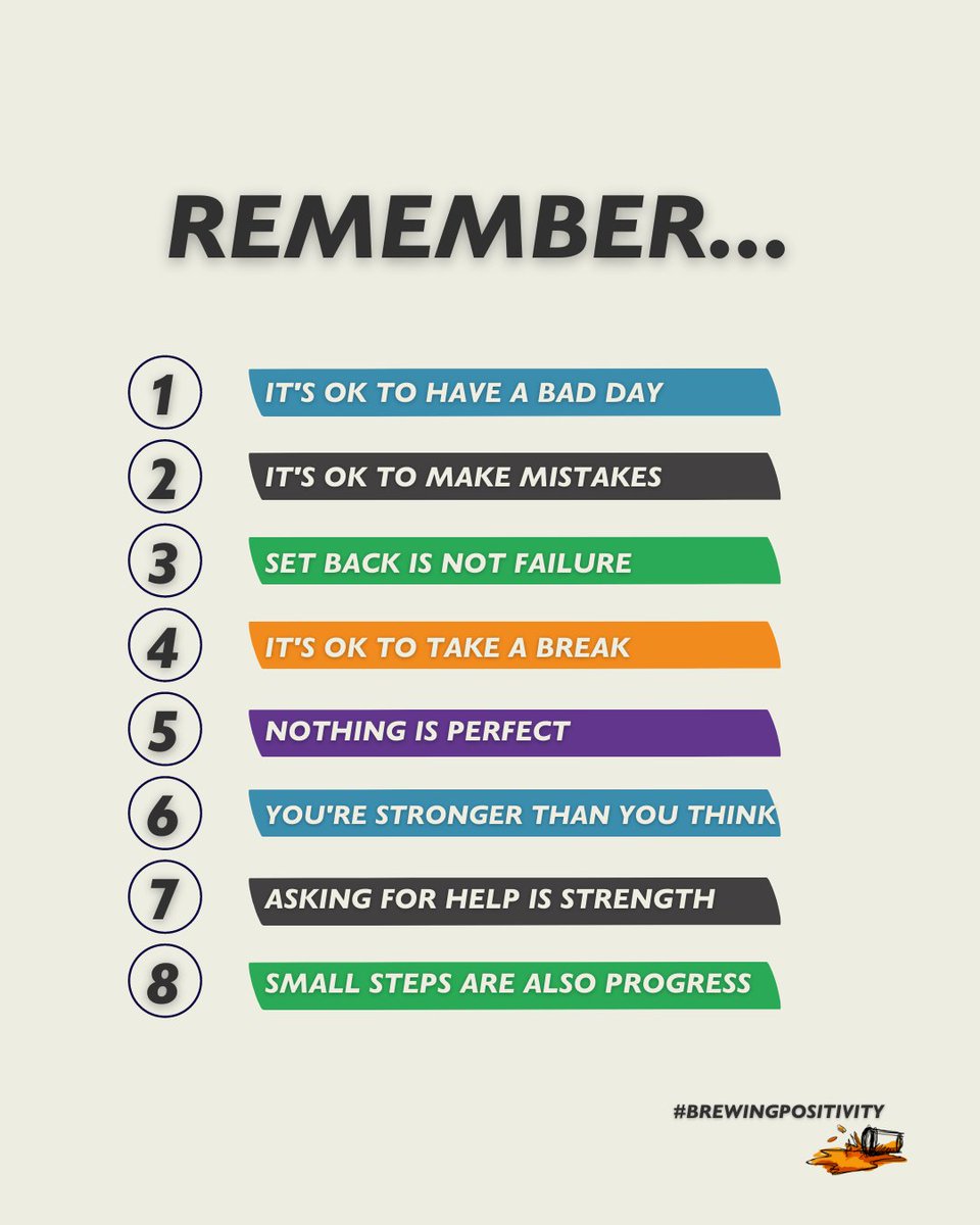 peoplescaptain's tweet photo. You are stronger than you think ๐
#MentalHealth #BrewingPositivity #PeoplesCaptain #Weekend #GoodChats https://t.co/bx8y789RLr