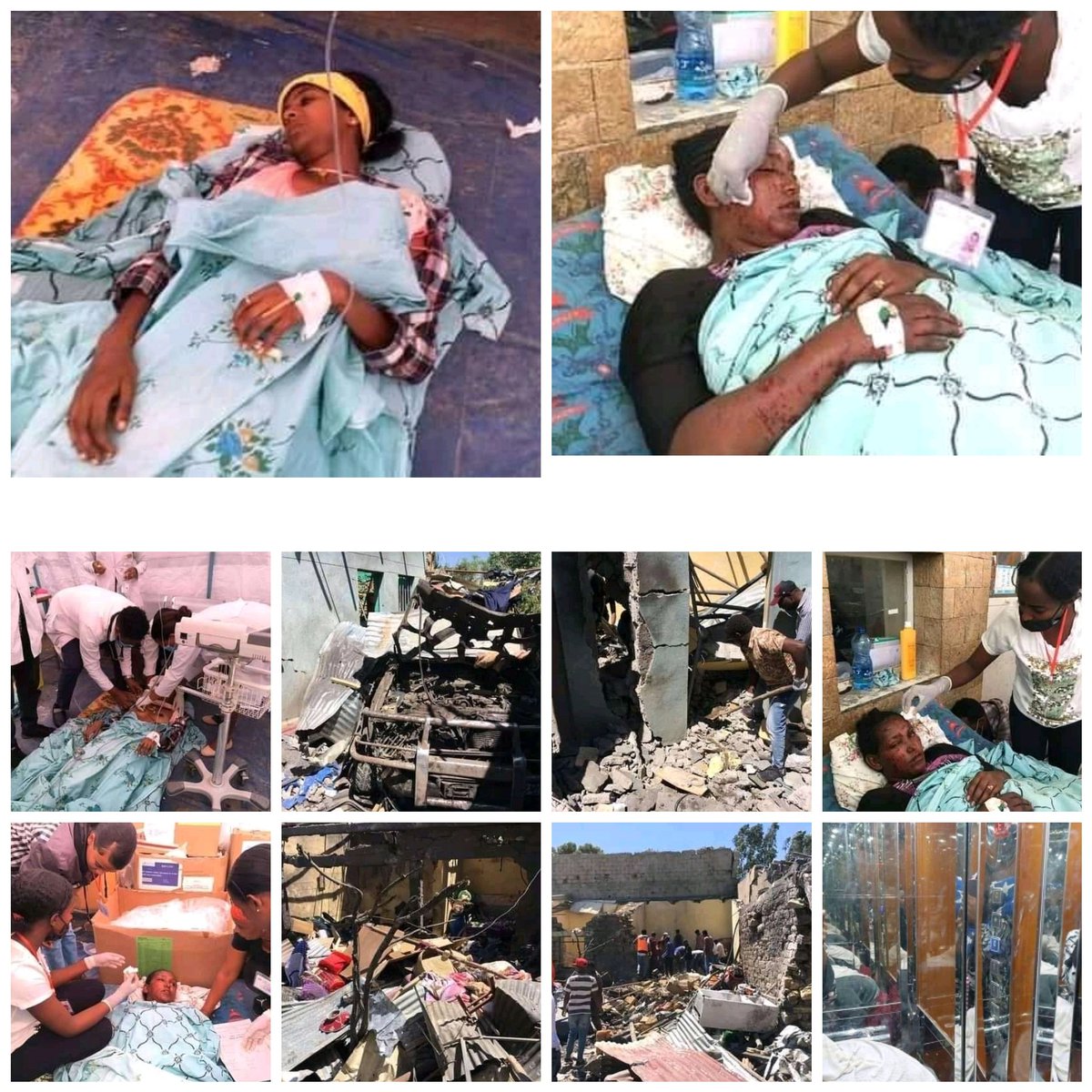 Genbel1234's tweet photo. #stopgenocideintigray 
#stopfamineintigray
#noflightzoneintigray
We need airdrop  food to tigray not bombing
So brokenhearted everyday bombing civilian people in tigray. 
People to much suffered hunger because of war. Stop genocide ethiopia n eretria😭💔 https://t.co/LI1EDpgiwv