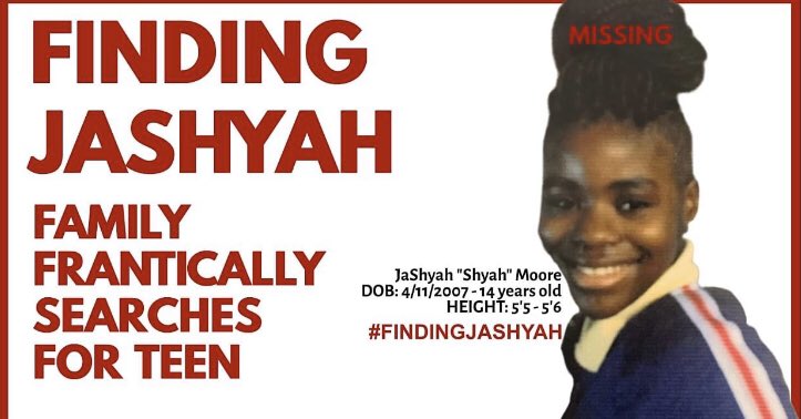 SnyderTashanta's tweet photo. Please share: My colleague’s niece is missing. 

Her name is JaShyah “Shyah” Moore. She was last seen on Central Avenue and Amherst Street in East Orange, NJ. 

If anyone has any information please call (862)755-7036.

#FindingJaShyah 

https://t.co/F9UhC6y1Ow https://t.co/9Z1yJNNC61