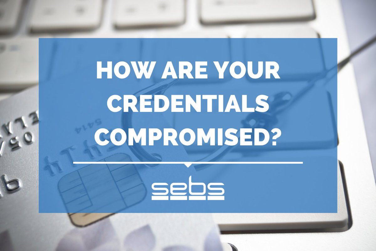 How are your credentials compromised?
⚠️ Phishing
⚠️ Malvertising 
⚠️ Watering holes
⚠️ Web attacks

For more information visit: bit.ly/31mDgjW