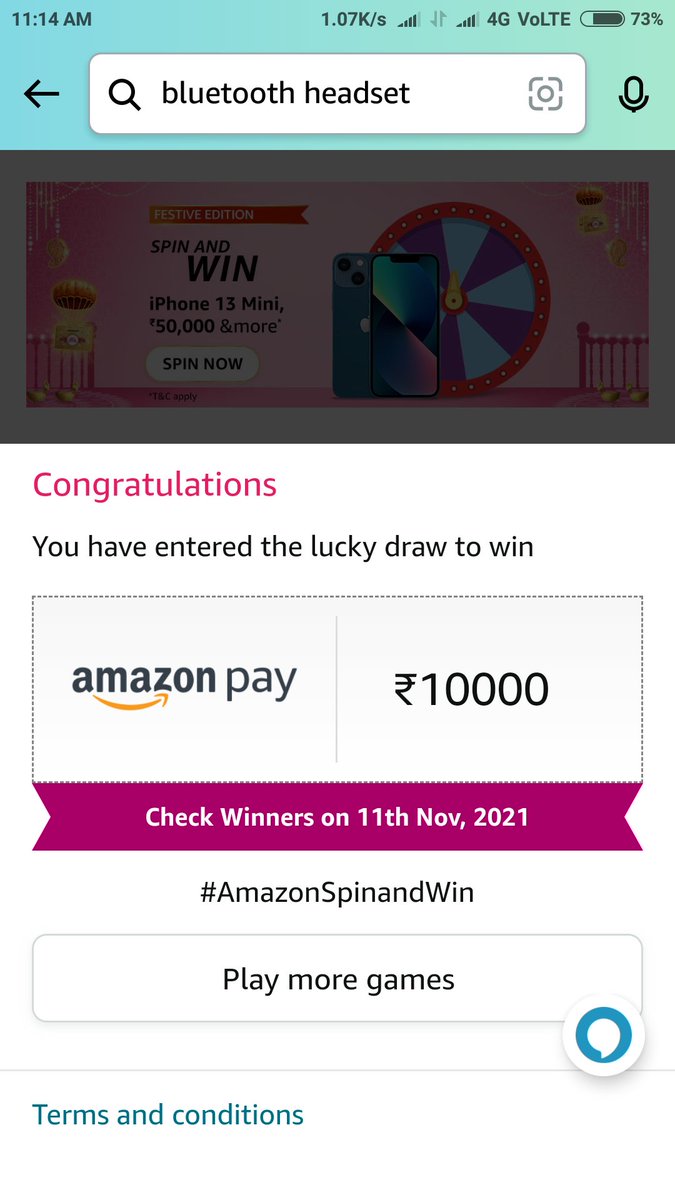 sanjaydhiman23's tweet photo. #AmazonSpinandWin https://t.co/c5Ao8KEx8p