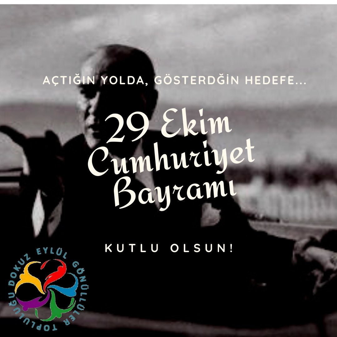 #29EkimCumhuriyetBayramı'mızın 98. yıl dönümünü kutlu olsun.❤️Ulu Önderimiz Mustafa Kemal Atatürk'ün bizlere armağan ettiği Cumhuriyetimize her zaman ve hep birlikte sahip çıkarak sonsuza dek savunucusu olacağız. 🇹🇷

 YAŞASIN CUMHURİYET🇹🇷🇹🇷
