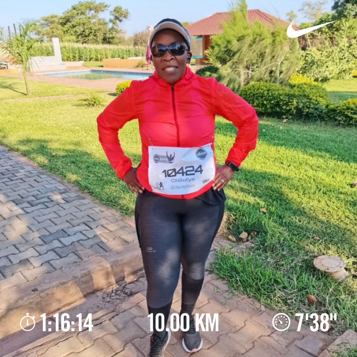 n_chilufya's tweet photo. @AbsaZambia #AbsaMarathon My 10km deposited 🙌🙌 #Self_Love #Recovery_Process #Mindfulness #MyOwnRun #MyOwnLane #MyOwnPace #LetTheSpiritLead https://t.co/E4hL9M30od