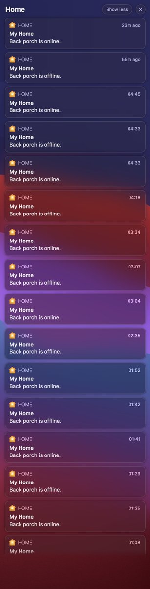 Pjotter's tweet photo. @netatmo This is starting to be ridiculous... I've already removed the automation to turn on the light when motion is detected because even with an activity zone my neighbour still thinks I'm having a minimal techno party. https://t.co/mmUgA8BOWX