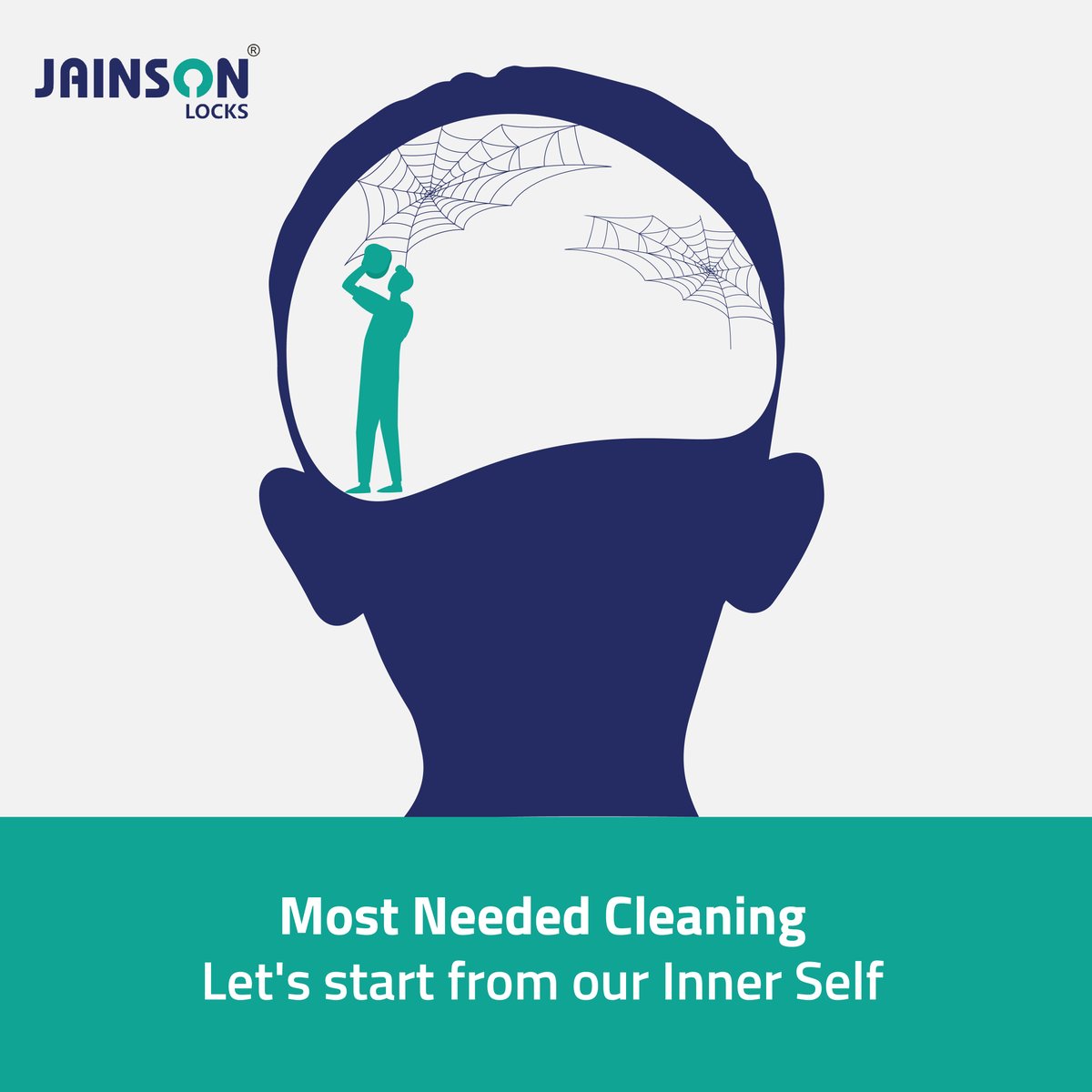 JainsonLocks's tweet photo. This Festival season, let us all cleanse our inner negativity, anger, laziness. Make people happy with our positive thoughts and enthusiasm.

#diwalicleaning #mindcleaning #innerself #positivethoughts #removenegtivity #jainsonlocks #mind #mindthoughts https://t.co/qG7C9h9DYT