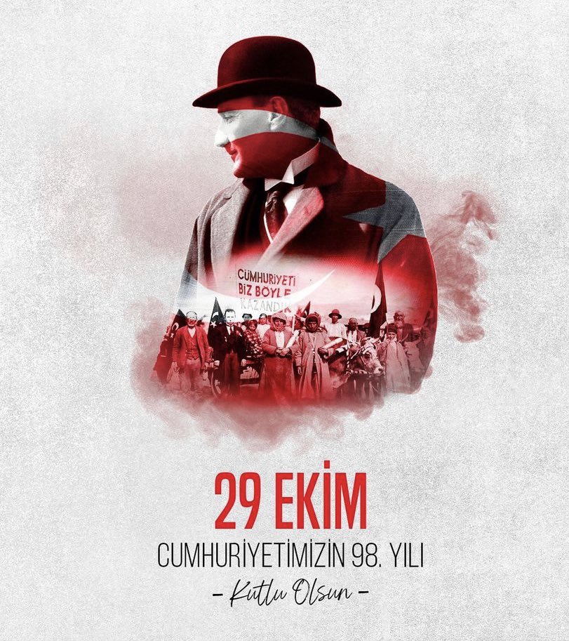 tskn_gztk's tweet photo. #29Ekim #CumhuriyetBayramınKutluOlsunTÜRK #YasasınTuerkiyeCumhuriyeti #Atatürk https://t.co/DXscH5GjBi