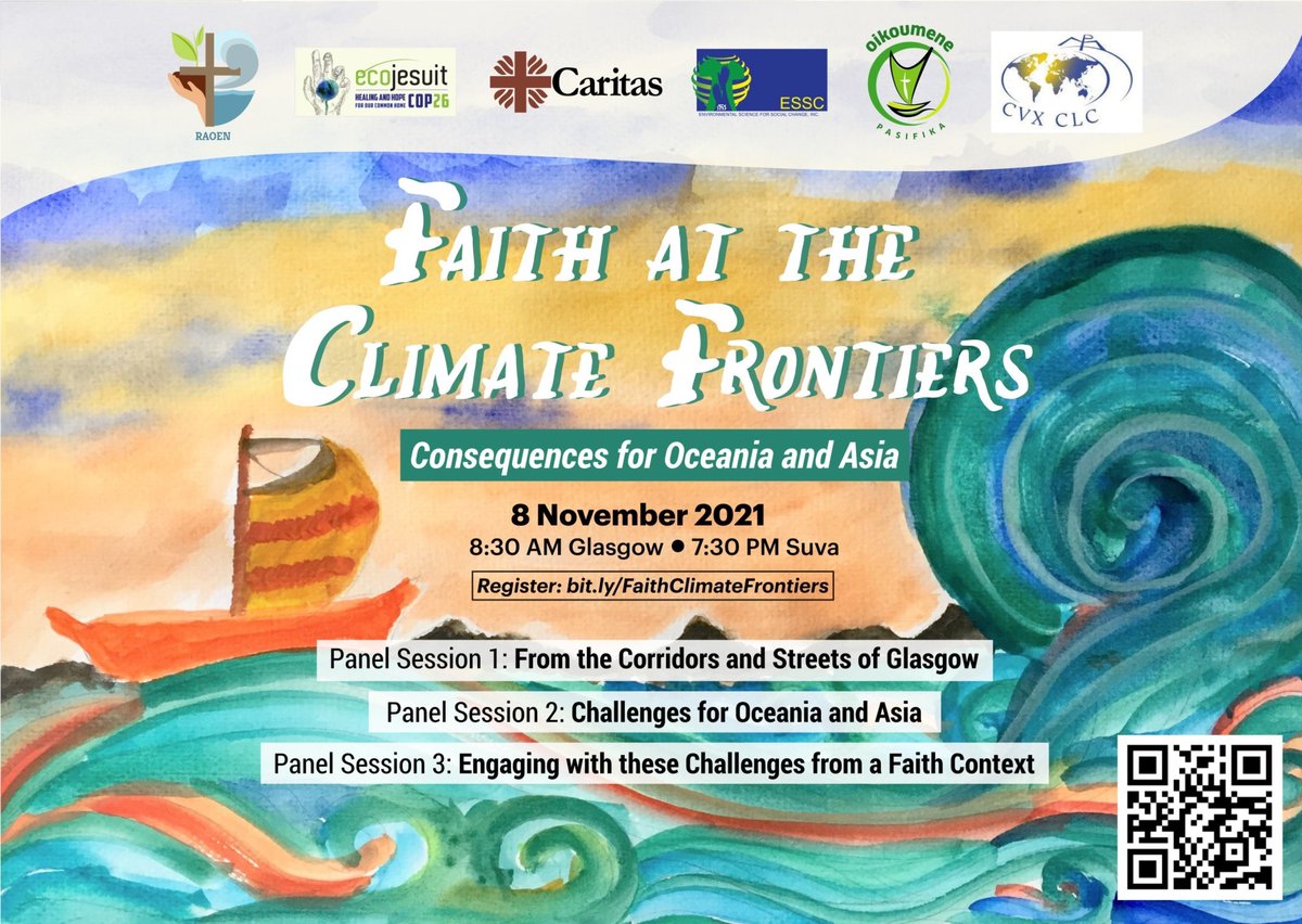 RiverAbove_'s tweet photo. Join us on November 8 with #EcojesuitCOP26 delegates and partners, contributing to the calls of the #ClimateVulnerableForum and the #VulnerableTwentyGroup for stronger global efforts to tackle climate threats.
Register now: https://t.co/Z0fBTSeQKD
#COP26Glasgow https://t.co/M6SeaYPUxi