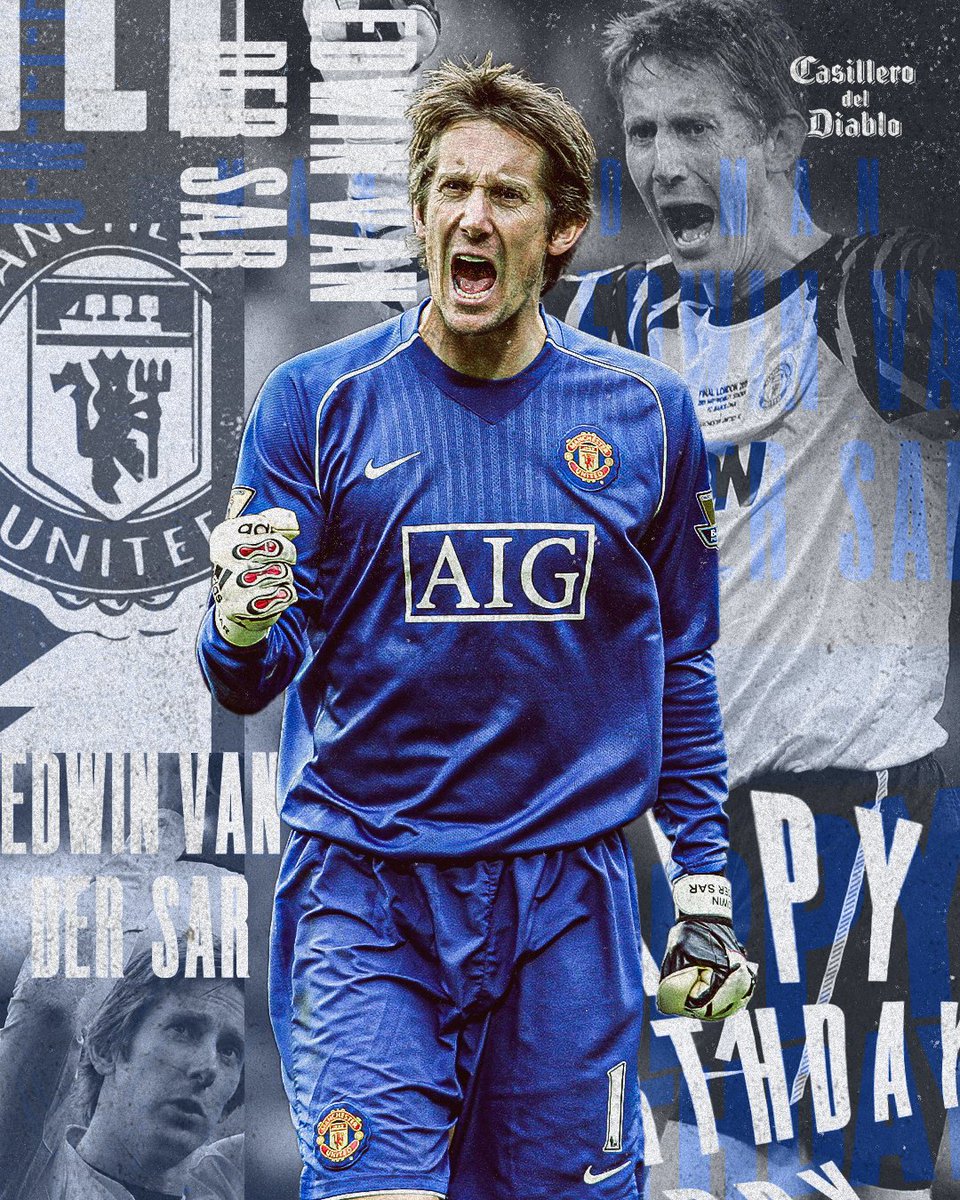 ManUtd's tweet photo. 🎂 Happy birthday to a legend between the sticks, @vdSar1970 👐

#MUFC | @CasilleroDiablo https://t.co/b2hkJKIwYV