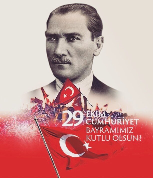 #29EkimCumhuriyetBayramı Kutlu Olsun!