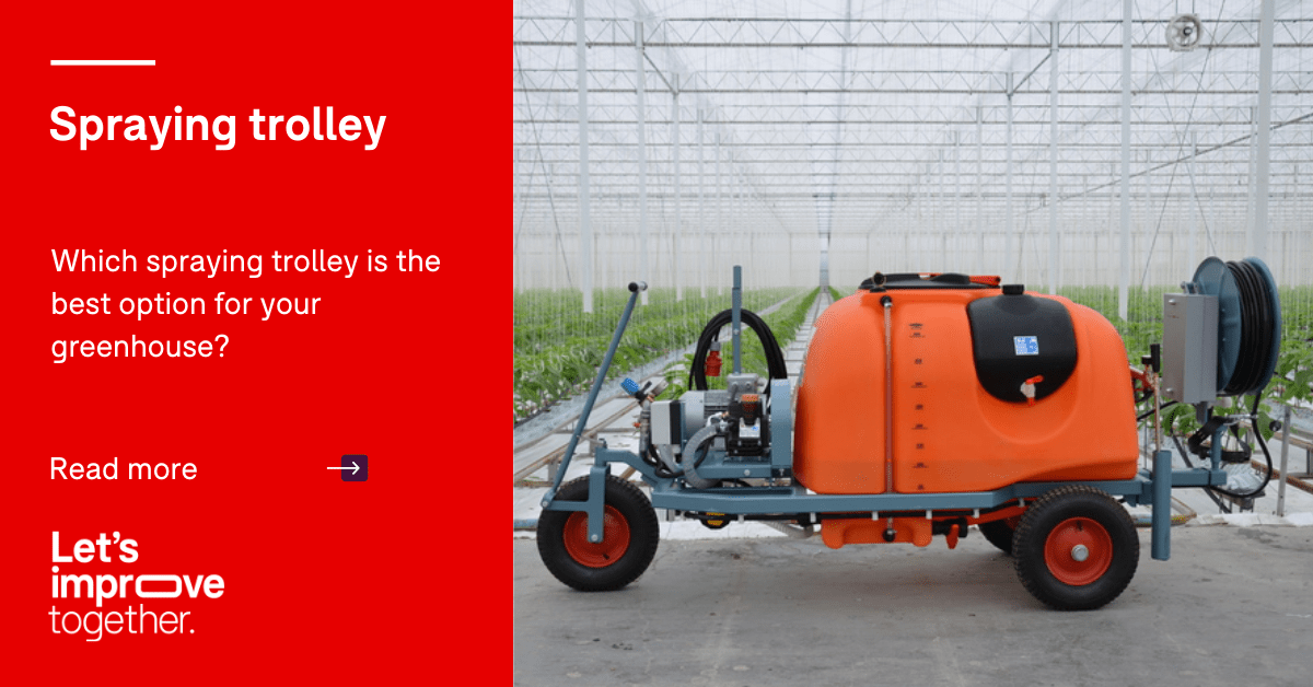 BrinkmanInt's tweet photo. BUYING A SPRAYING TROLLEY | A spraying trolley is used for cleaning the #greenhouse floor, spraying the crop and applying pesticides. When purchasing a spraying trolley, there are a number of things you need to consider. Read more: https://t.co/BT7wt1cREn #sprayingtrolley 🧼 https://t.co/Rh9QCHKK7p