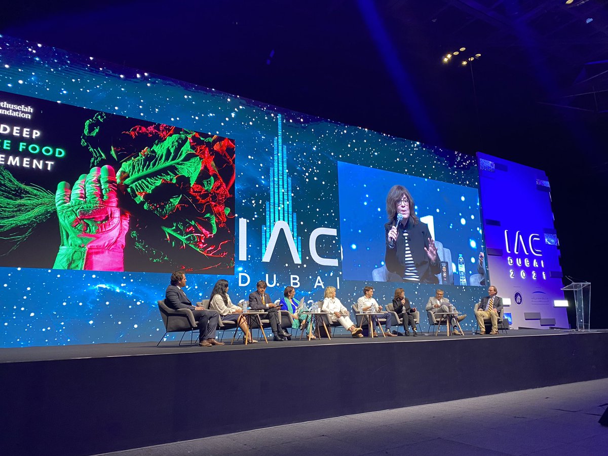 TryAstreas's tweet photo. There is no reason why we couldn’t feed everyone here on earth. - @hannahmilman #IAC2021 https://t.co/NwetqmuqVu