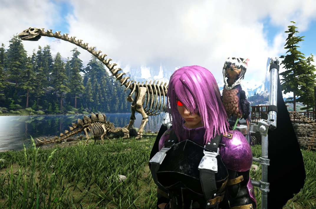 Syx_xoxo's tweet photo. LOVING Ark Fear Evolved 5!! 🖤💀🐈‍⬛👻🎃
#arkfearevolved @survivetheark https://t.co/HfmSesmgst