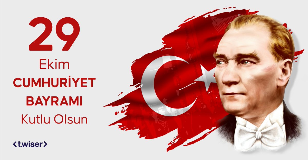 TwiserApp's tweet photo. Ne mutlu ki hedefe odaklanarak asla yılmadan çalışmayı en iyi ondan; Atatürk'ten öğrendik. 29 Ekim Cumhuriyet Bayramı'mız kutlu olsun…
#cumhuriyet #cumhuriyetbayramı #29ekim #twiser https://t.co/zkPyKSpGTj