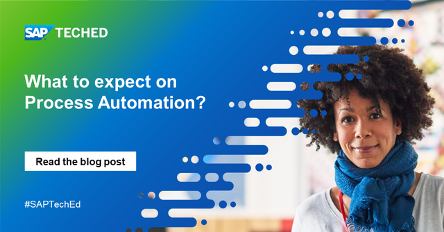 At <a href="/SAPTechEd/">SAP TechEd</a> 2021, we’ll be seeing lots of innovations and interesting updates on SAP technologies, including the space of low-code/no-code. Here are all of our activities on Process Automation. #lowcode #nocode #ProcessAutomation #SAPTechEd ➡ bit.ly/3vSTv6N