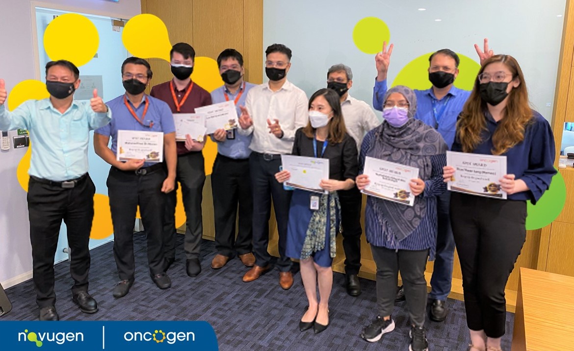 oncogenpharma's tweet photo. Congratulations to our SPOT Award recipients! 

#SPOTAward is a platform that not only recognizes exceptional contributors, but also applauds our colleagues that displays the company values - #Teamwork, #RespectAndCandor, #Integrity, #ChallengingTheStatusQuo and #Excellence. https://t.co/iwrVdpTjvb