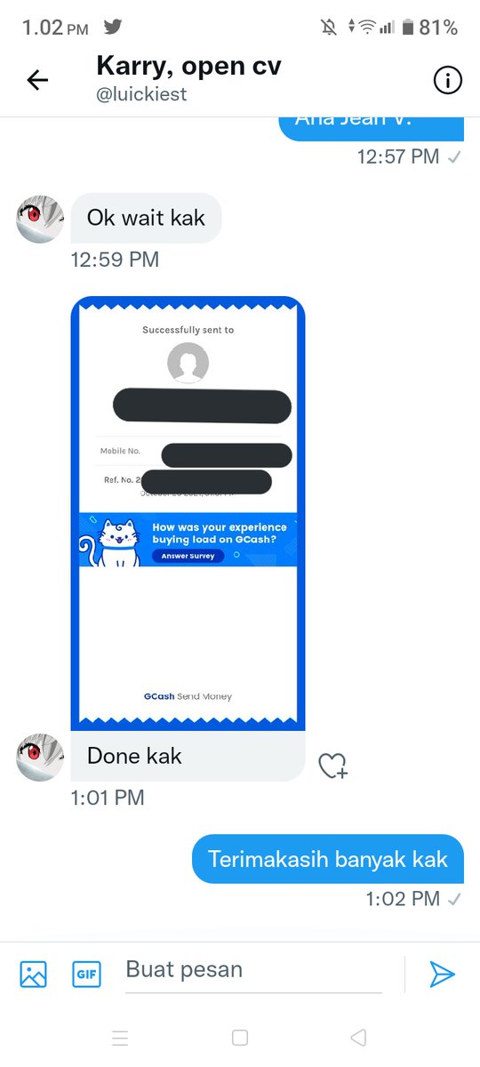 yukclaim's tweet photo. [#CVwithzer] terus terusan CV sama kak @luickiest❣️ terimakasih banyak kak!! https://t.co/99trUXjzqD
