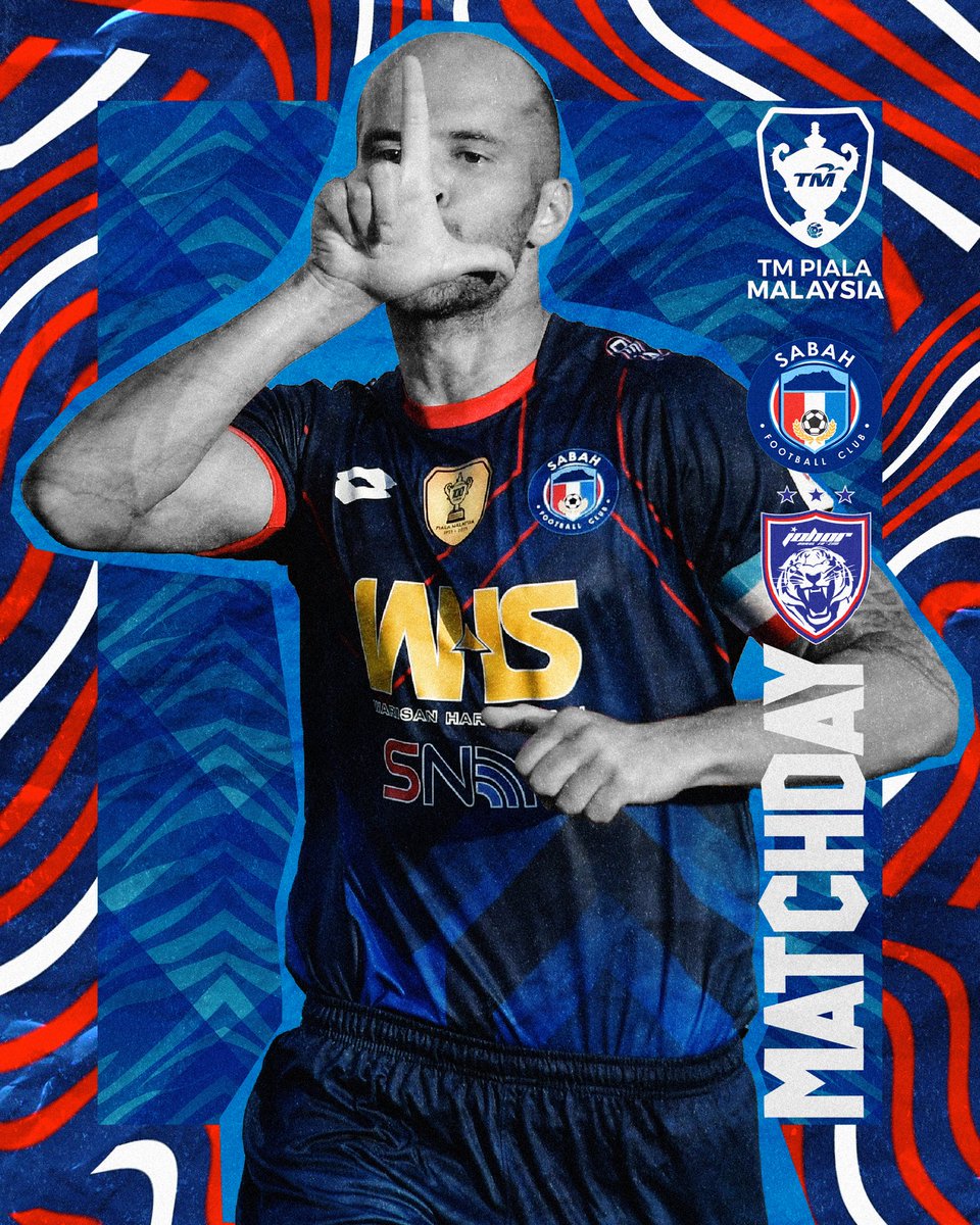 SabahFCofficial's tweet photo. Matchday.
β’ Sabah FC vs JDT
β’ Likas Stadium
β’ 8.15PM
#SabahMajuJaya
#BangunlahBersatuSemua
#initeamkami https://t.co/ES1EzylWRB
