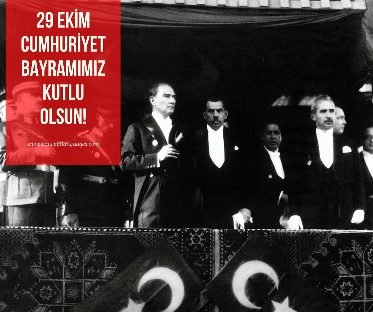 ConceptLanguage's tweet photo. 🇹🇷

29 Ekim Cumhuriyet Bayramımız kutlu olsun!

#conceptlanguages #takeawayturkish #turkishlessons #onlineturkish #onlinelessons #learningturkish #learnalanguage #teachingturkishforforeigners #turkishlanguages #turkish #türkçe https://t.co/0bWwpWviVJ