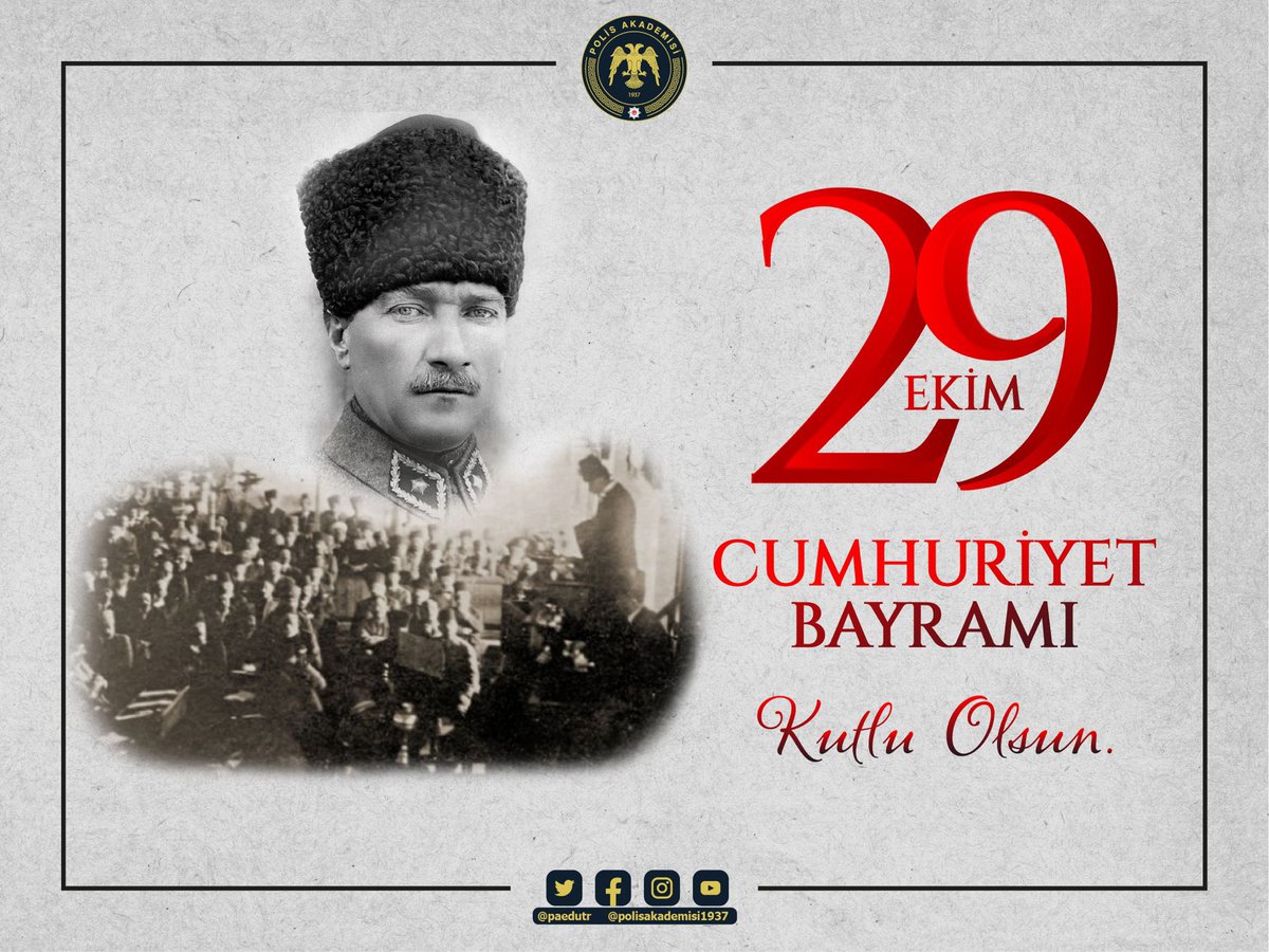 #29EkimCumhuriyetBayramı’mız kutlu olsun! 🇹🇷