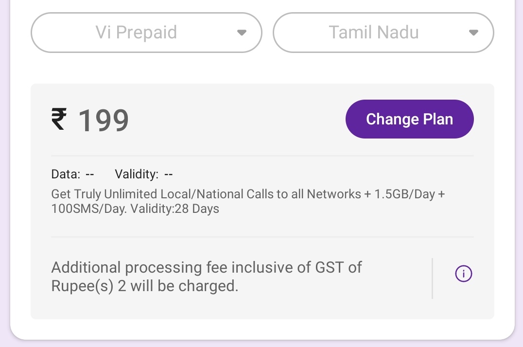 YuviKamal1's tweet photo. Why Should We Pay Extra Amount For Mobile Recharge?
@PhonePe_ @ShanmugakaniV
#phonepe_extra_charge
#எதுக்கு🤷🏻 https://t.co/yn7M3NvnNg