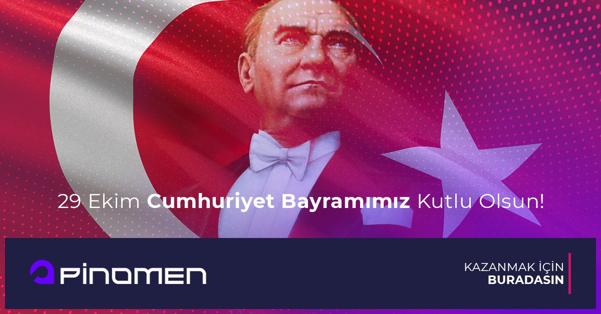 Özgürlük ve bağımsızlığımızın ebedi teminatı olan Cumhuriyetimizin 98. yılı kutlu olsun.

#pinomen #cumhuriyetbayramı