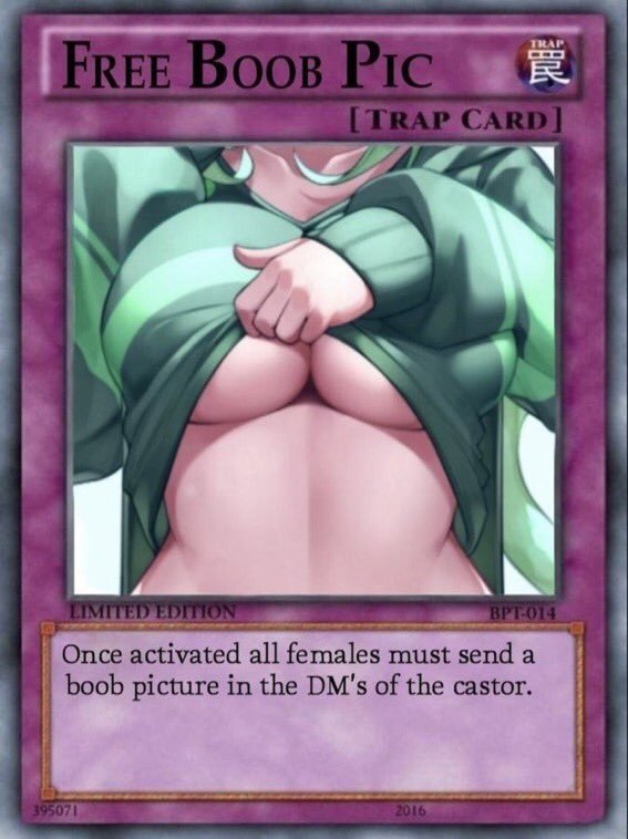 BustyPunkDogMom's tweet photo. You’ve activated my trap card! https://t.co/Qvbt5DSqWM