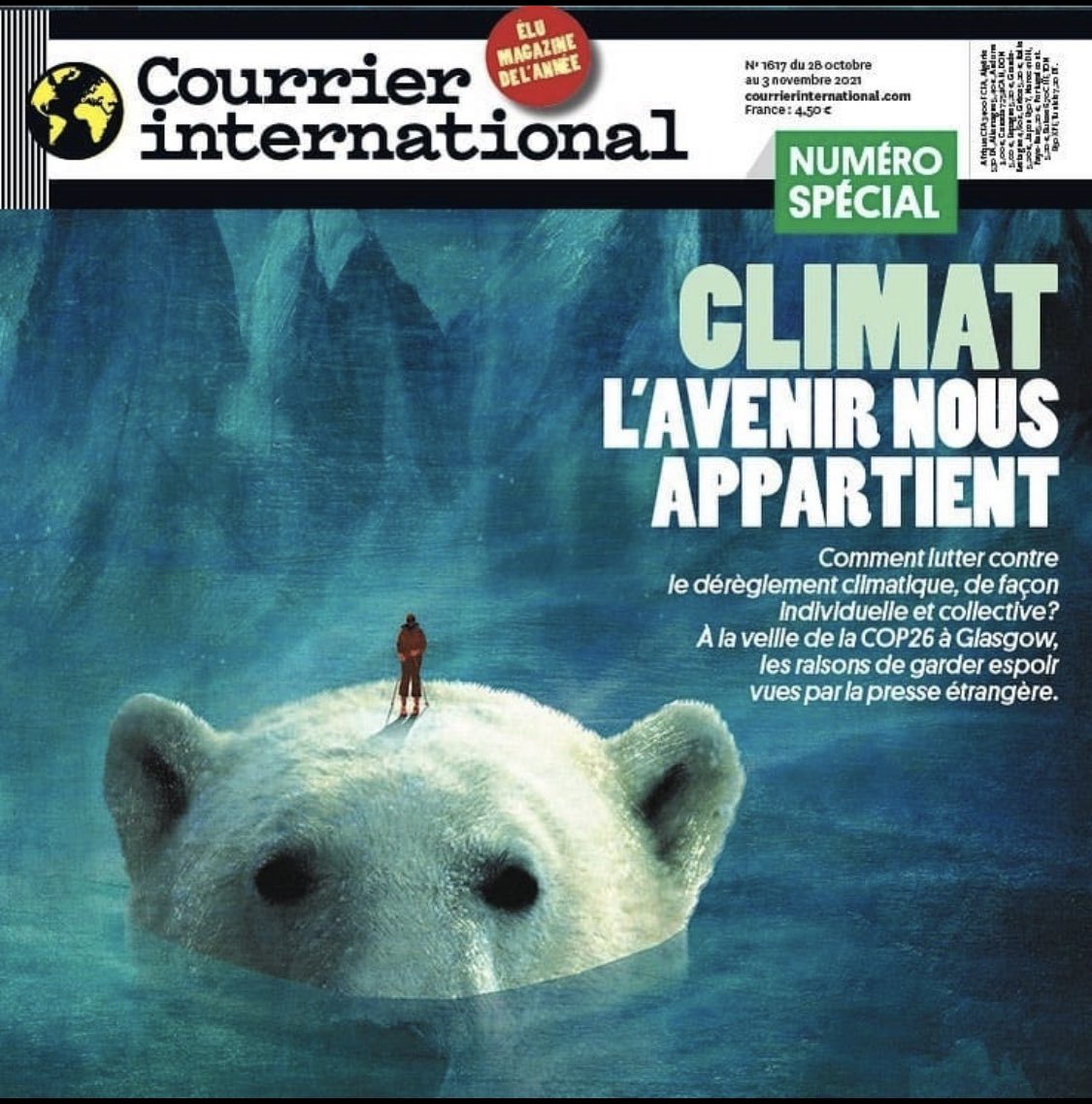 HazizaEmma's tweet photo. À la vue des unes frappantes de cette nouvelle cop 26, je repense à quelques phrases d’Einstein : 
« on ne résout pas un problème avec les modes de pensées qui l’ont engendré »
« La folie, c’est de faire toujours la même chose et de s’attendre à un résultat différent. »
Espérons. https://t.co/8DwwgdKoQP