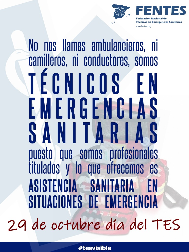 TESCANARIAS's tweet image. Quiero felicitar a todos los compañeros Técnicos en Emergencias Sanitarias #TES 🚑 en nuestro XIV Aniversario del #DiaDelTES 
Siempre #TESVISIBLE 💪🚑24/7/365