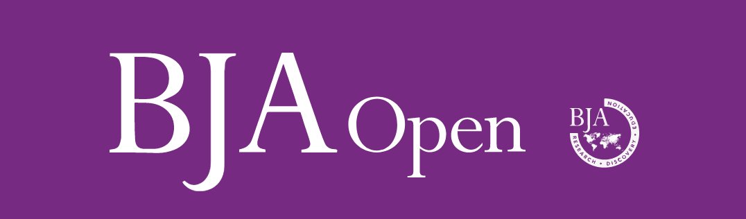 British Journal of Anaesthesia tweet media