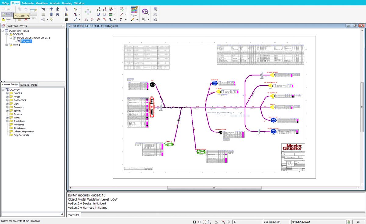InnoFour's tweet photo. Did you know that #VeSys #Harness enables rapid harness design completion (addition of clips, tubes, seals, etc) and creation of 2D harness drawings? Rapid harness #design completion. https://t.co/c6Ounkzqc2 https://t.co/onAjZsRTig
