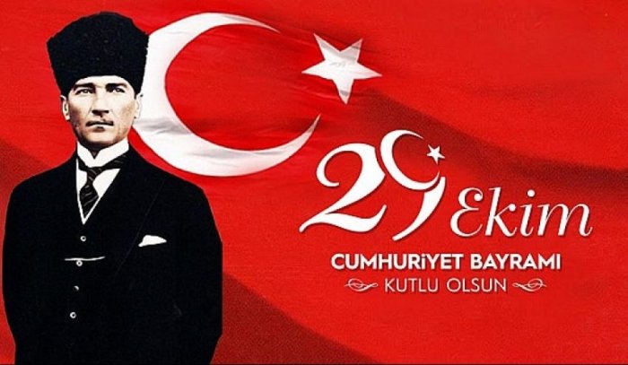 29 Ekim Cumhuriyet Bayramı'mız kutlu olsun. Yaşasın Cumhuriyet. 🙏