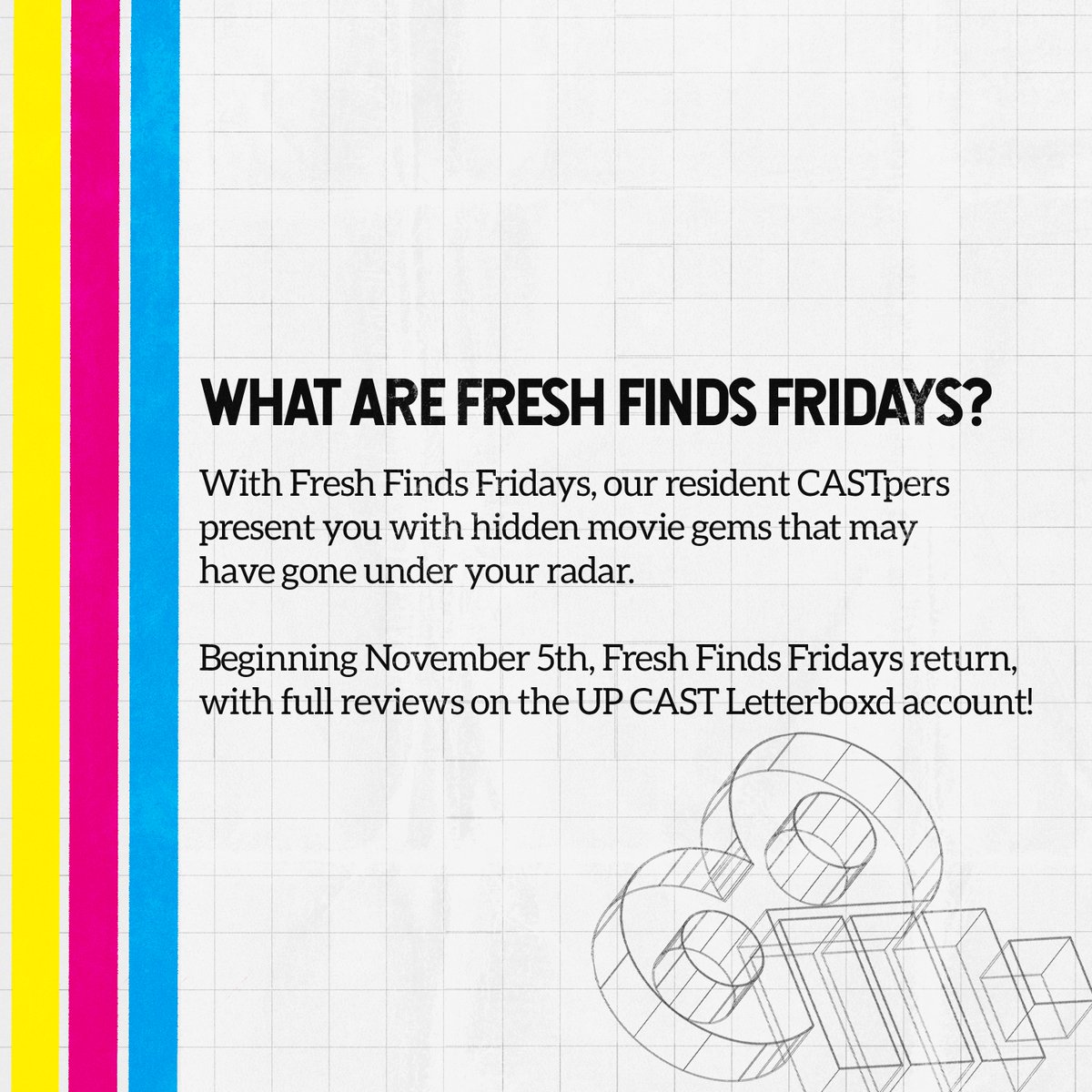 castpers's tweet photo. Constantly hitting shuffle on Netflix for the next big thing? Movie list going stale? Letโs zest it up with Fresh Finds Friday! Every Friday, we'll dig around for hidden film gems and tell you why itโs worth watching. โจ๐ฅ
#FreshFindsFriday #UPCAST31 https://t.co/vFIGCNzvNT