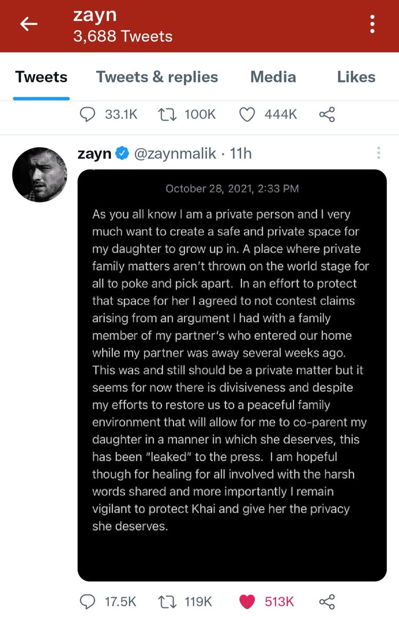 Imasoum1's tweet photo. #WeAreWithYouZayn
#WeLoveYouZayn
#RespectZayn https://t.co/5iBi1mrhfM