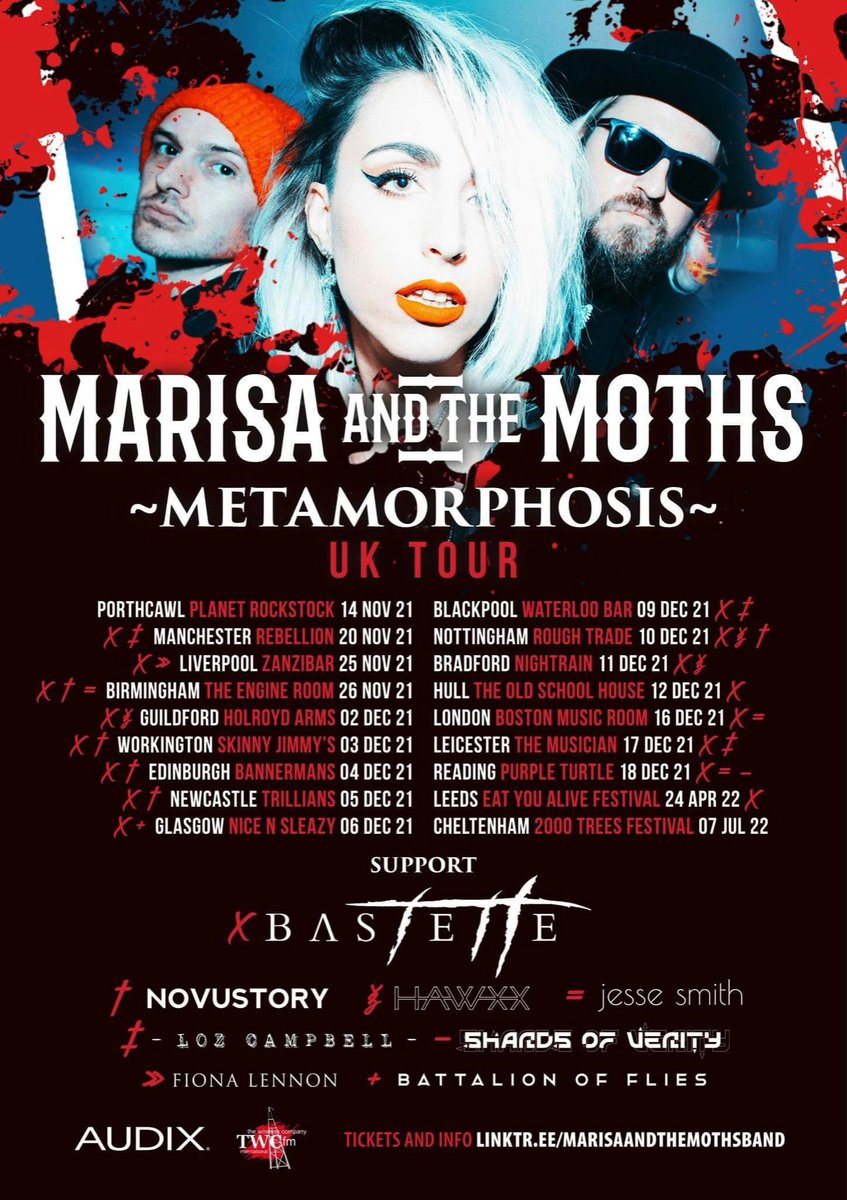 🔥🔥🔥🔥🔥🔥🔥🔥🔥🔥🔥@naomisnews @Distorted_Mag interviews @Bastetteuk ahead of extensive tour with @Marisa_Moths 🙌

distortedsoundmag.com/introducing-ba…

#BastetteStampede @RockPeopleMgmt #marisaandthemoths