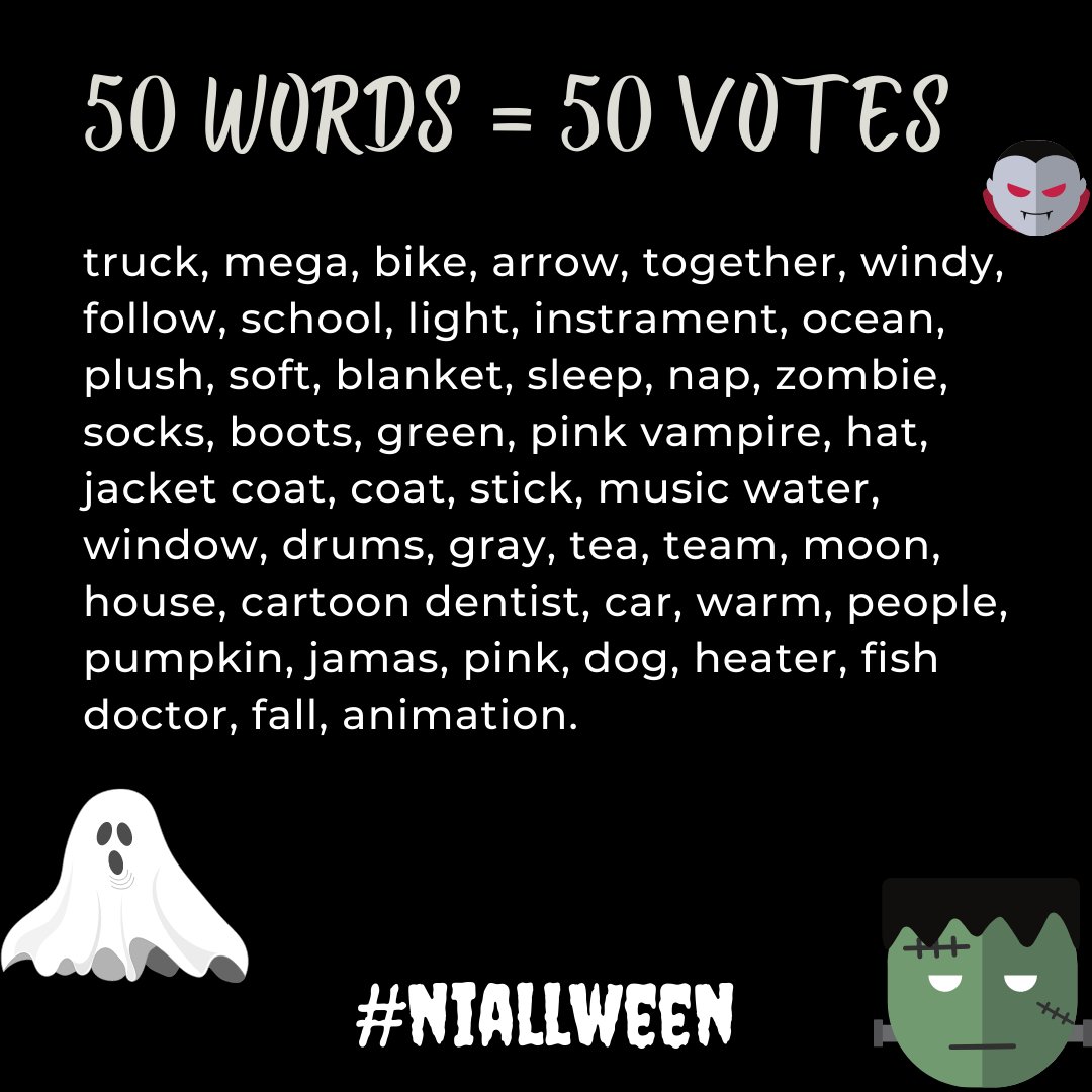 nhstreamupdates's tweet photo. 🎃Niallween Voting #2 🎃
Goal: 200 requests :))
Reply with every word in the pic +
Hola @RadioDisneyMX! Me encanta escuchar #OurSong de @AnneMarie y @NiallOfficial
y aqui dejo mi voto para que suba de puesto en el #RDMexico de #RankingRD graciass! https://t.co/FCppDuUOuI