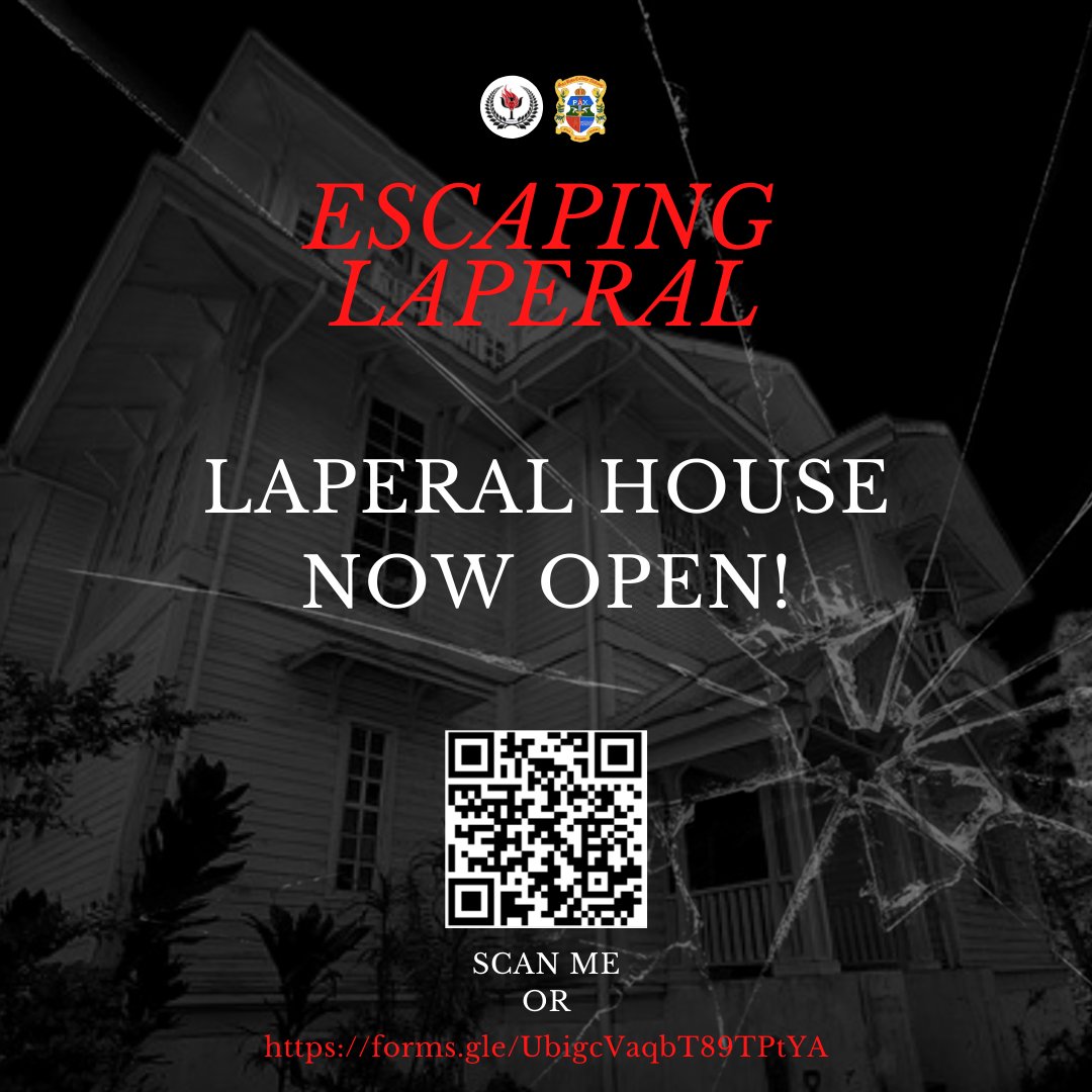 SBCA_BPS's tweet photo. MAIBA TAYA ✋🏼

We are excited for you to enter the Laparel House! 🏚️ But for you to enter, you must first register so we’d know how many visitors we are expecting in the house 👻

There are a lot of spooks and scares that awaits you! 👹☠️🎃 https://t.co/ma3dQCyqKG