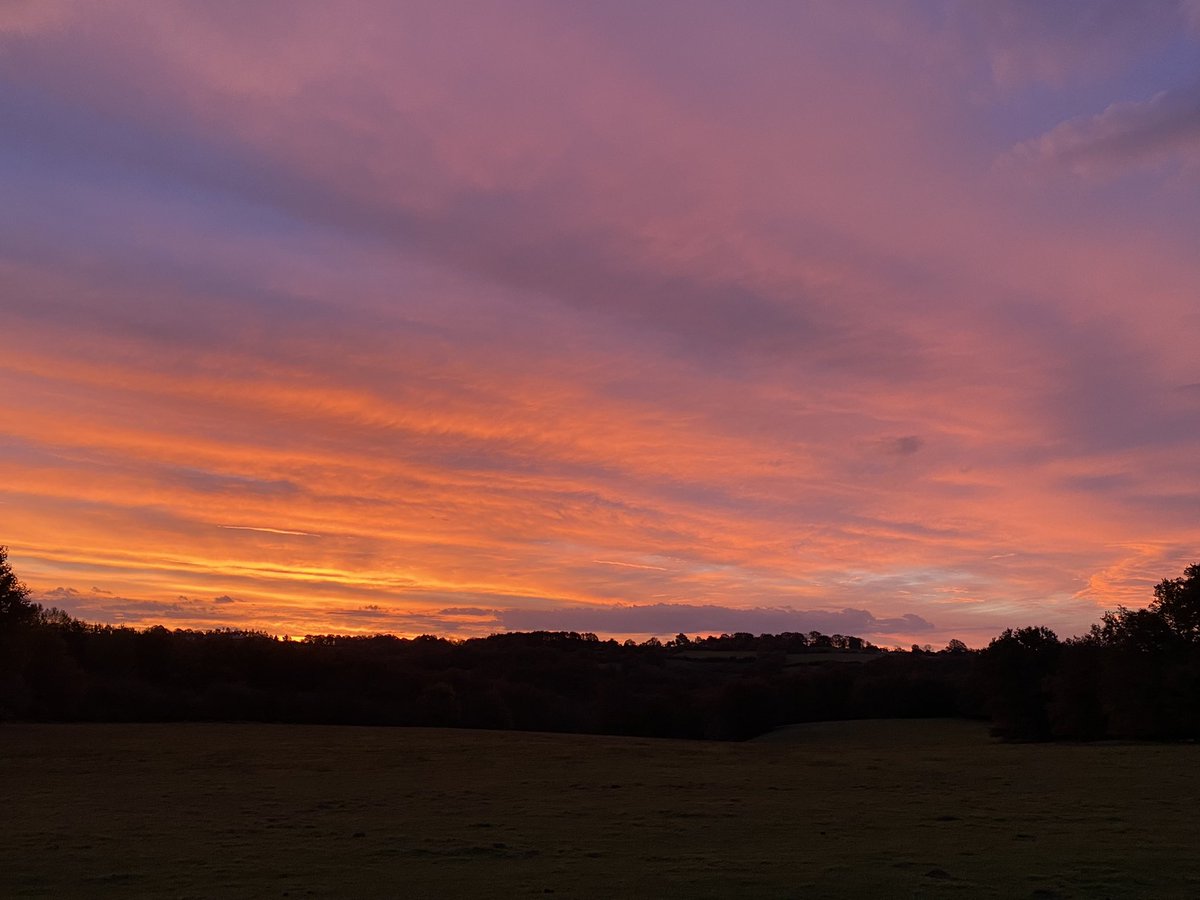 Très joli lever de soleil ce matin 🤩
