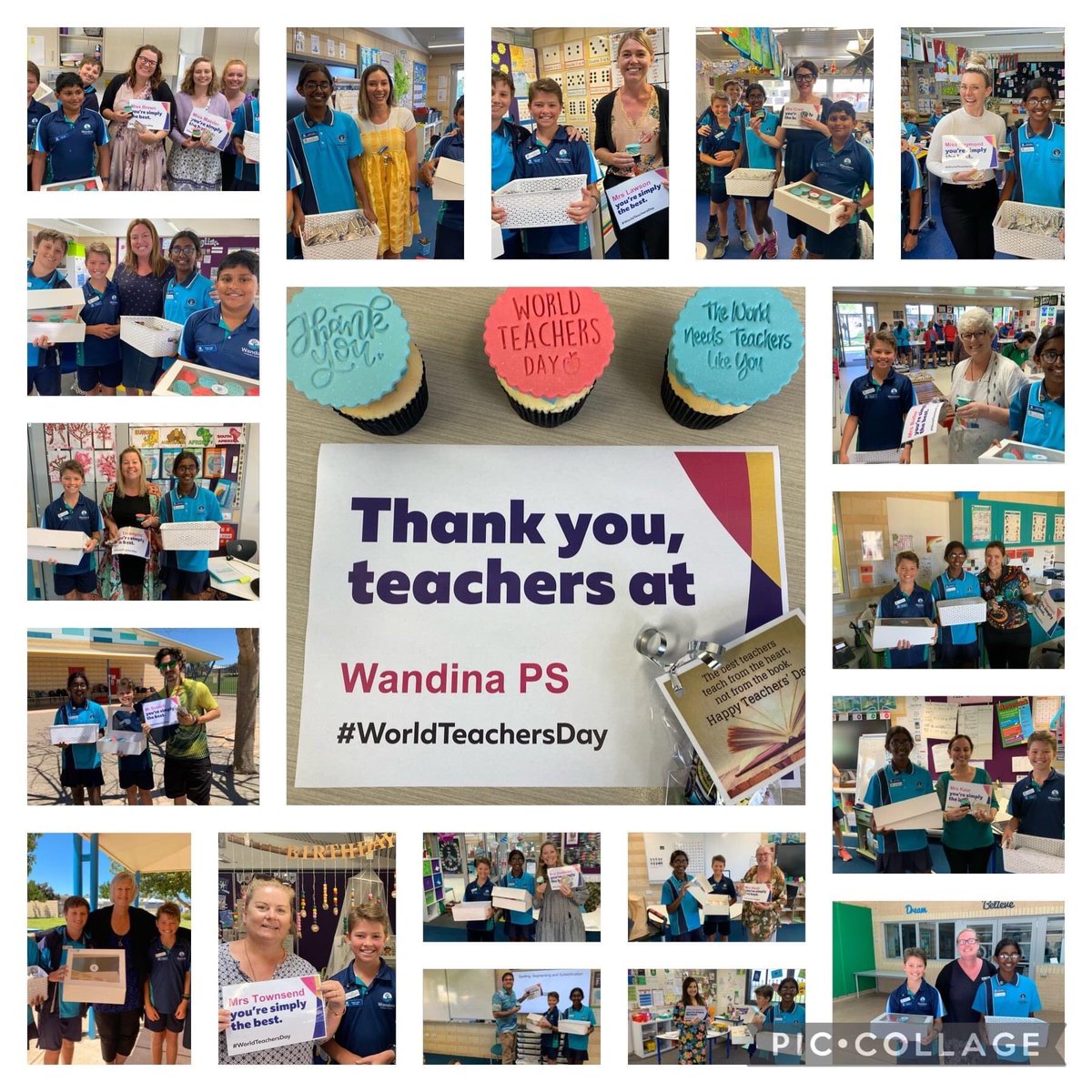 Happy World Teacher’s Day to our fantastic teachers at “Team Wandina”. Thanks for all that you do to support our students, our families and each other!
#WorldTeachersDay #teamwandina #WA_Edu_News #brightfutures