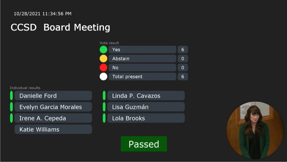 UNANIMOUS! <a href="/ClarkCountySch/">CCSD</a> moves forward with their legally-mandated responsibility to implement AB371! Congratulations to <a href="/NRIS1865/">No Racism In Schools #1865</a> for their hard work on behalf of parents paying off!