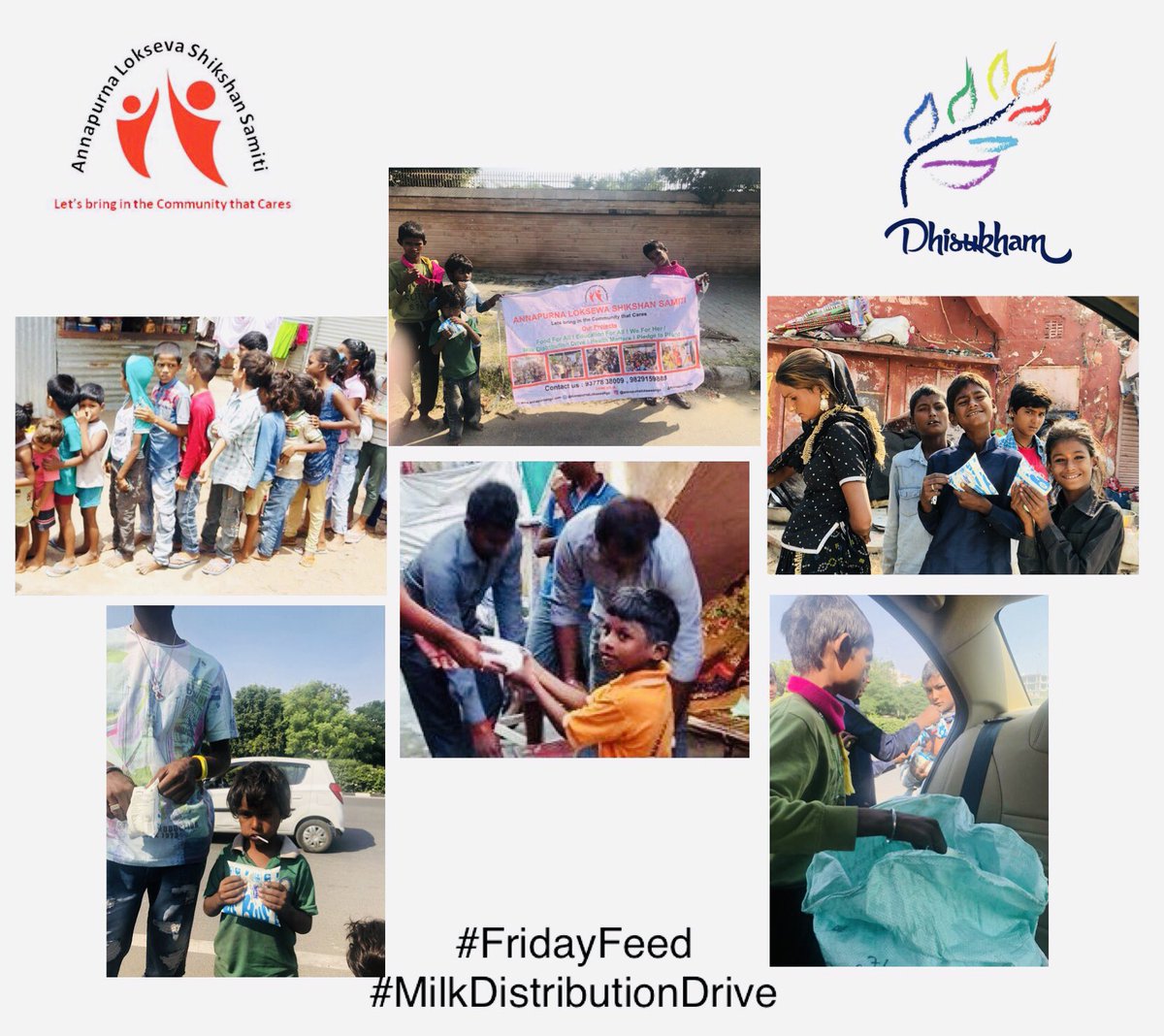ShaktiFIndia's tweet photo. 14th #fantasticfriday of #milkdistributiondrive continues 

#annapurnango
#dhisukham
#milkforkids
#milkdonationdrive
#helptheneedy https://t.co/gbR6rgfaMo