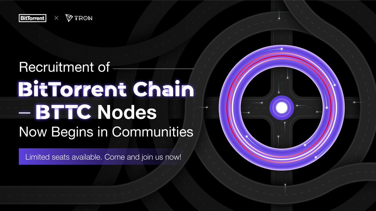 BitTorrent's tweet photo. (1/2)🔥BitTorrent Chain (#BTTC) node application is now open to communities！

🙌Welcome outstanding institutions and project partners around the world to participate in building BitTorrent Chain (#BTTC) community ecosystem!

📍Node application form: 
https://t.co/vUMhs5rBbf https://t.co/4t75SxkECg