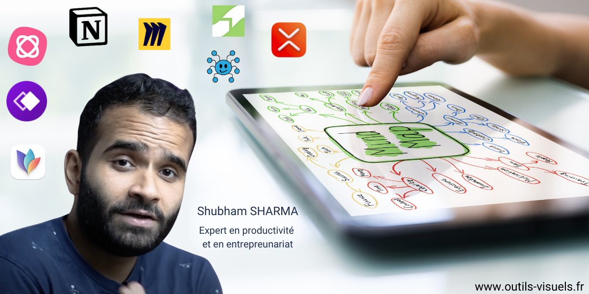 heuristiquement's tweet photo. Shubam Sharma est une référence dans le domaine de la productivité, il explique dans une vidéo comment il utilise au quotidien les cartes mentales: https://t.co/TBvcCojPUC https://t.co/BZwuOfZE1F